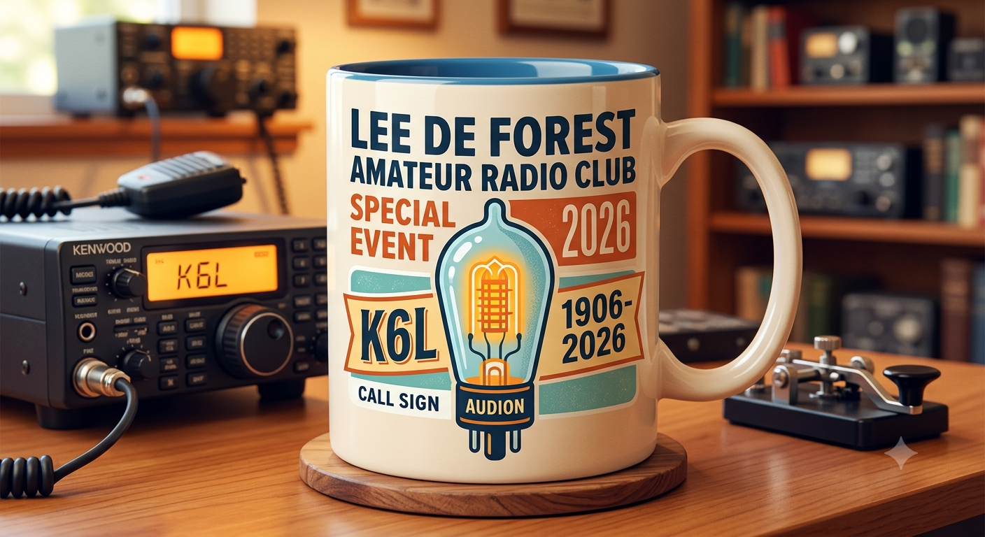 Lee De Forest special-event commemorative cup concept